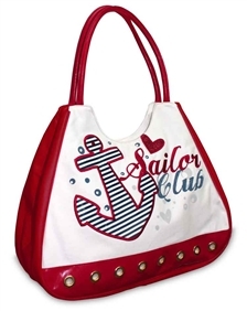 strandtas Sailor Club -Strandtas Stof 21 x 50 cm (HxBxD)