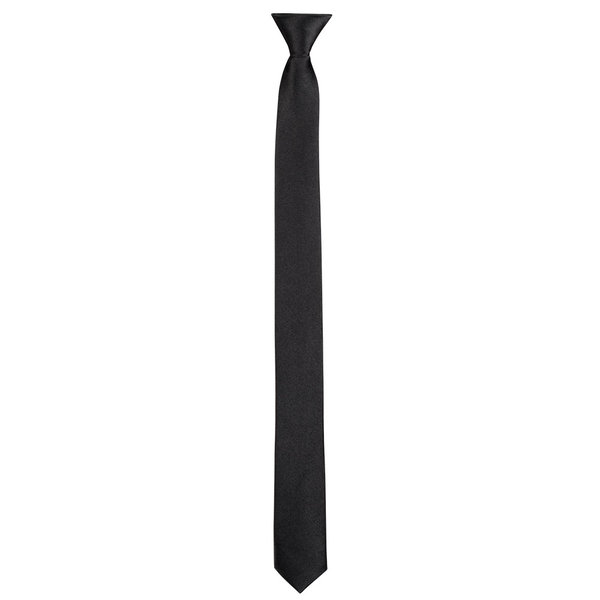 stropdas glanzend zwart 50cm