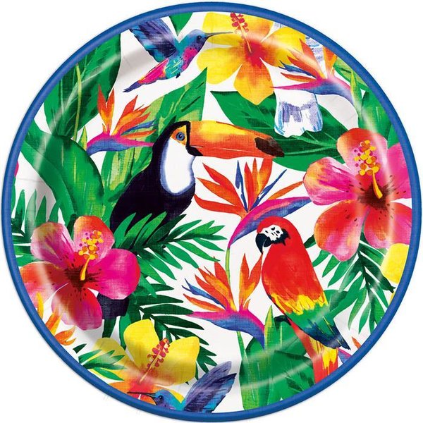 borden - Palm Tropical Luau - Hawaii - 23 cm - per 8