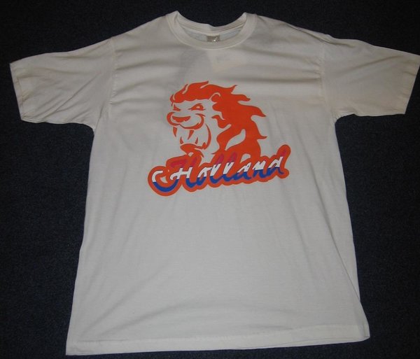 T-shirt Hollandse leeuw - maat L