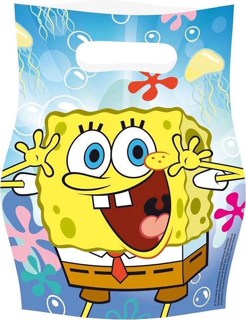 Spongebob Uitdeelzakjes - 6 stuks