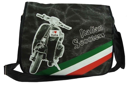 Schoudertas Italian scooters - 38 x 30 x 10 cm