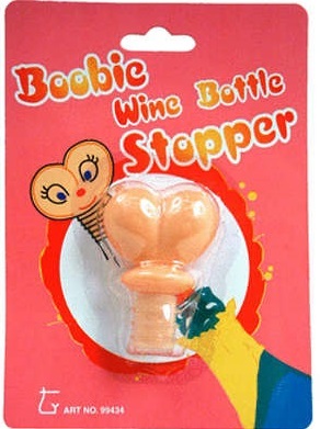 boobie bottle stopper
