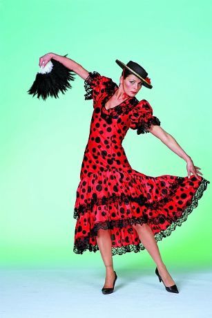 Spaanse flamenco - ( H4553 ) - mt 48 - restant