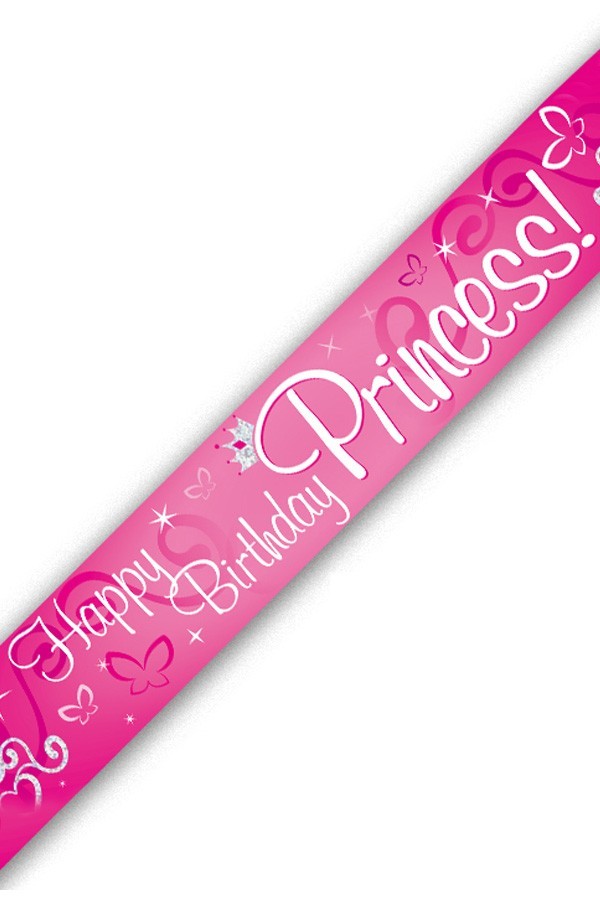 Banner - Happy Birthday Princess - 270 cm
