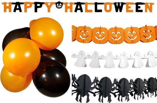 Halloween decoratie kit - feestpakket -