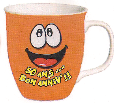 mug bouille 50 ans...bon anniv` !!