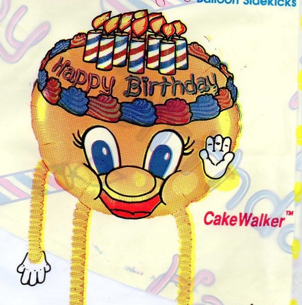 folieballon - high stepper,  happy stepper - ca 100 cm - leeg