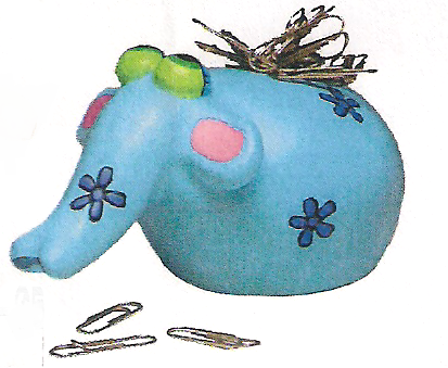 Yinnon - paperclip magneet - olifant