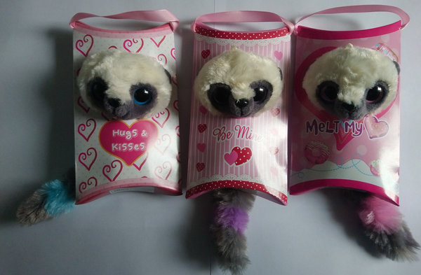 Yoohoo & Friends - 3d Greetings - 10 cm - per stuk - knuffel - Valentijn - Liefde